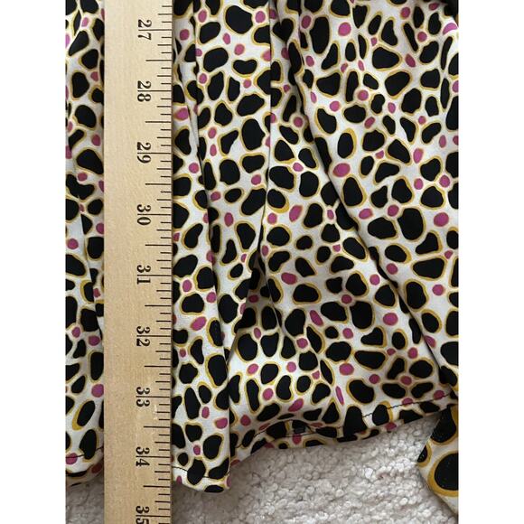 Diane Von Furstenberg Womens Silk Abel Wrap Dress Leopard 2010 Mod Keyhole Sz 2 - Picture 8 of 8